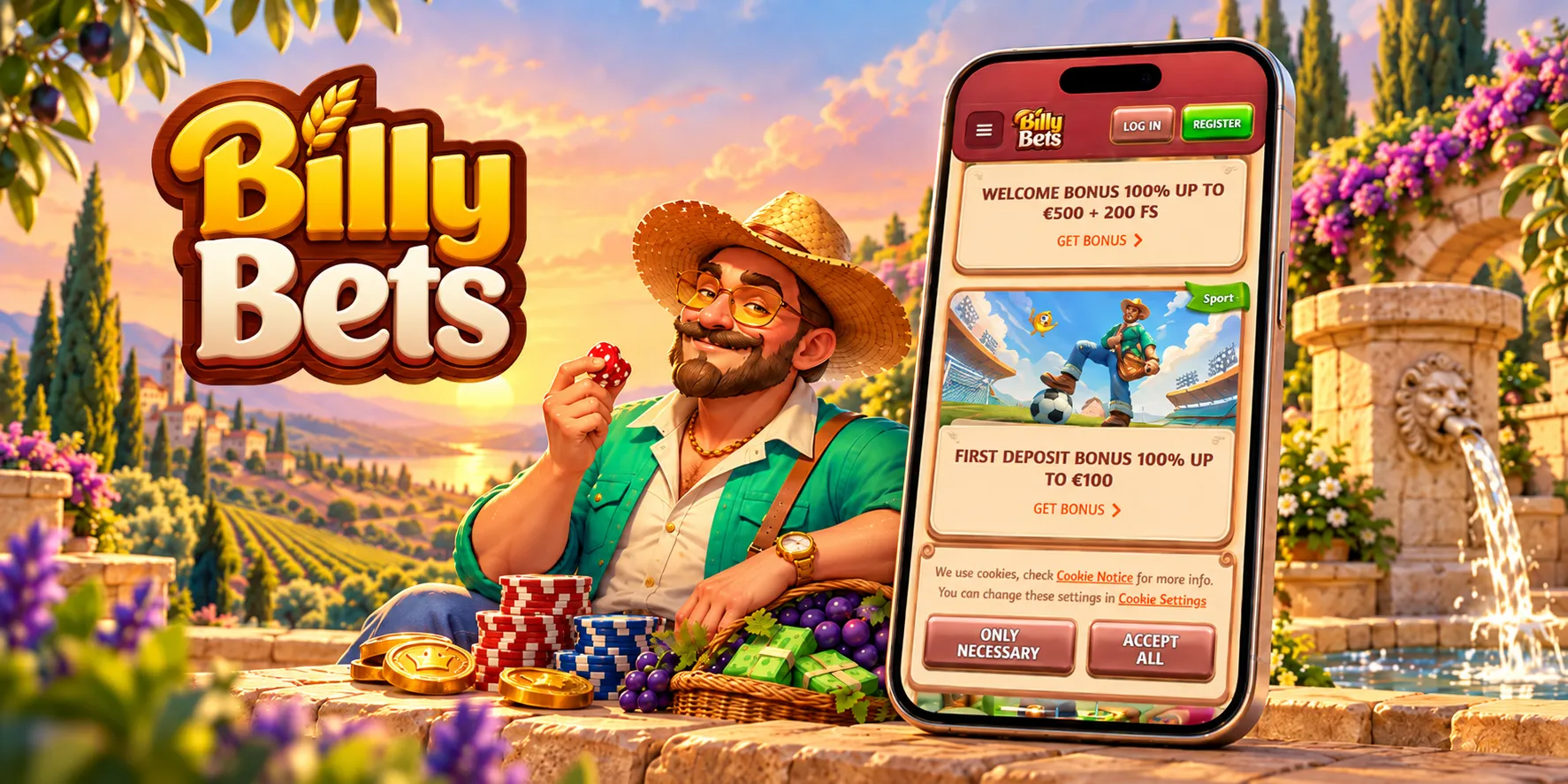 BillyBets Casino App Screenshot